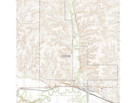 US Topo 7.5-minute map for Strong City KS For Discount