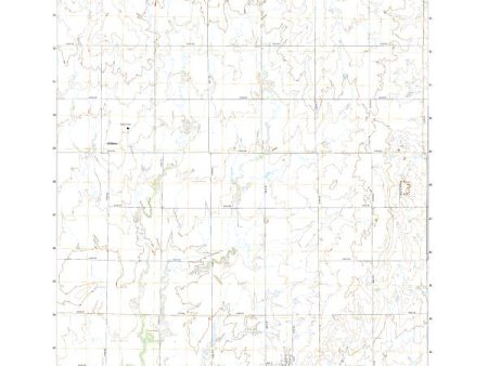 US Topo 7.5-minute map for Wakita OKKS Sale