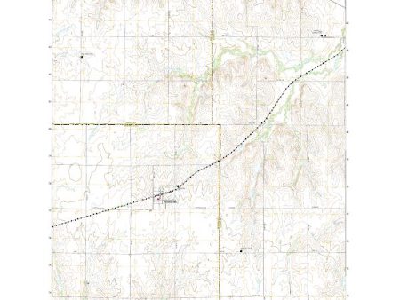 US Topo 7.5-minute map for Scottsville KS on Sale