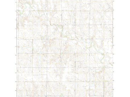 US Topo 7.5-minute map for Trego Center NE KS Discount