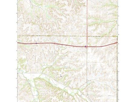 US Topo 7.5-minute map for Swede Creek KS Fashion