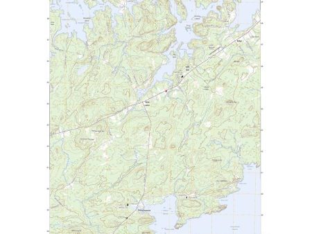 US Topo 7.5-minute map for West Lubec ME Cheap