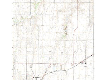 US Topo 7.5-minute map for Wright KS Hot on Sale