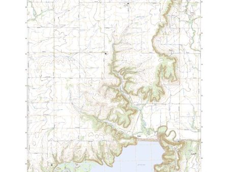 US Topo 7.5-minute map for Table Mound KS Cheap