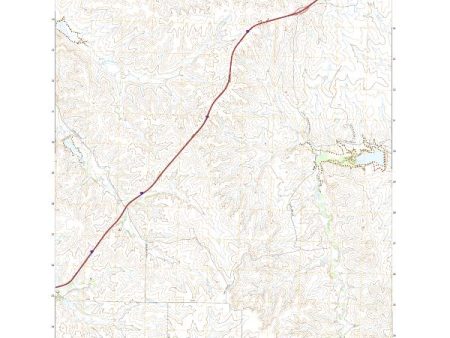 US Topo 7.5-minute map for Thrall NW KS Hot on Sale