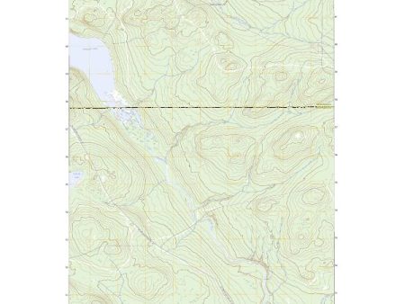 US Topo 7.5-minute map for Umsaskis Lake East ME Online Sale