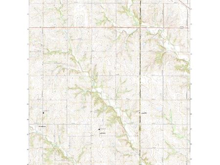 US Topo 7.5-minute map for Woodlawn KS Online now