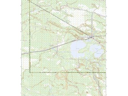 US Topo 7.5-minute map for Trout Lake MI Cheap