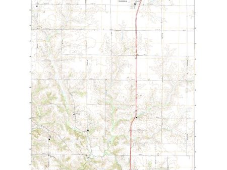 US Topo 7.5-minute map for Swedesburg IA Online Sale