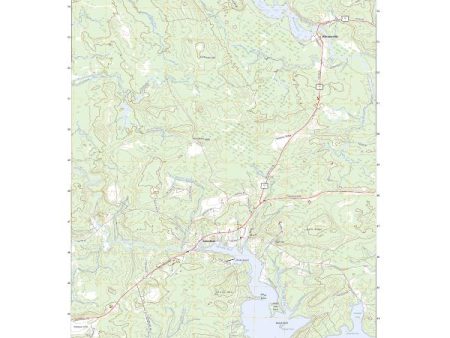 US Topo 7.5-minute map for Whitneyville ME Online