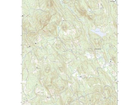 US Topo 7.5-minute map for West Sumner ME on Sale