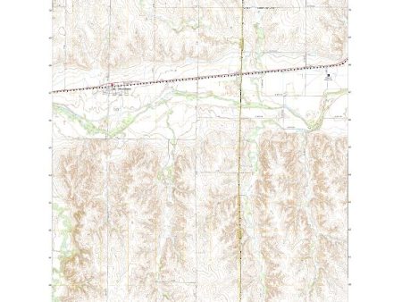 US Topo 7.5-minute map for Woodston KS on Sale