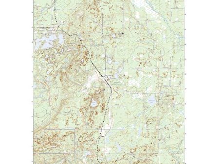 US Topo 7.5-minute map for Woodland Park MI For Sale