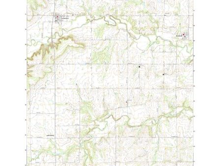 US Topo 7.5-minute map for Uniontown KS on Sale