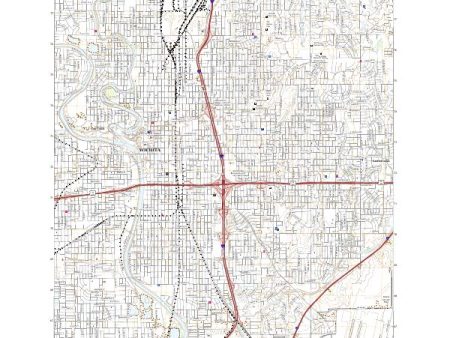 US Topo 7.5-minute map for Wichita East KS Sale