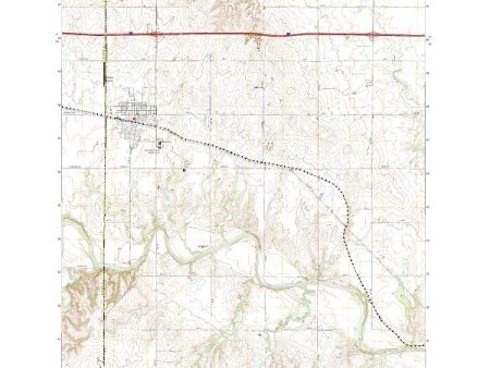 US Topo 7.5-minute map for Wilson KS Fashion