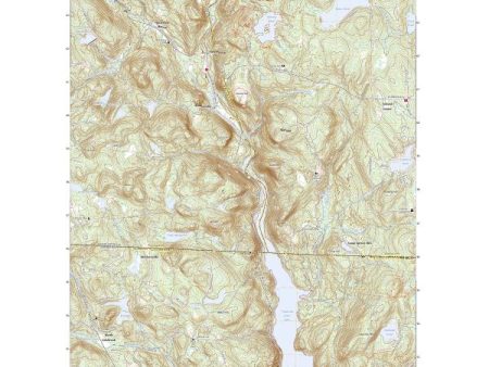 US Topo 7.5-minute map for Tolland Center MACT Fashion