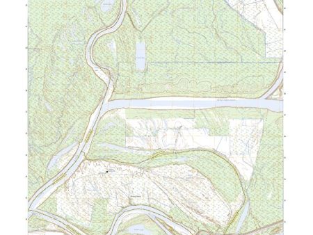 US Topo 7.5-minute map for Turnbull Island LAMS Online Sale