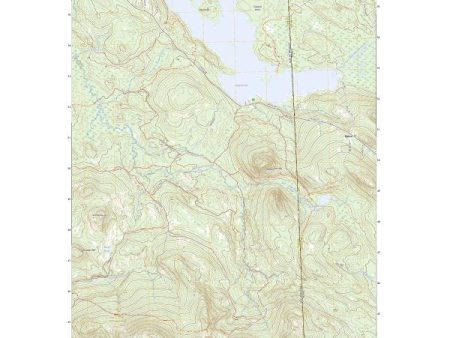 US Topo 7.5-minute map for Umbagog Lake South NHME on Sale