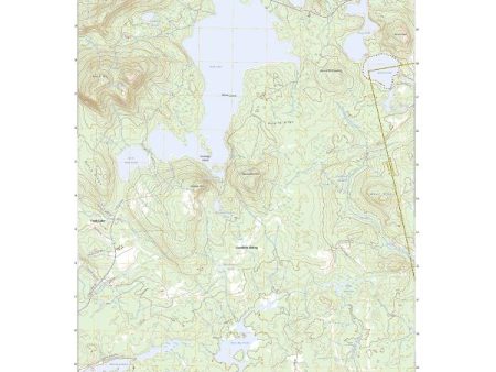 US Topo 7.5-minute map for Tunk Lake ME Fashion