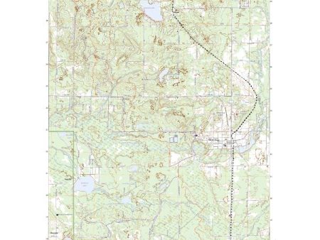 US Topo 7.5-minute map for White Cloud MI on Sale