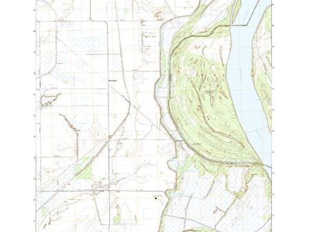 USGS US Topo 7.5-minute map for Wickliffe SW MOKY 2021 For Sale