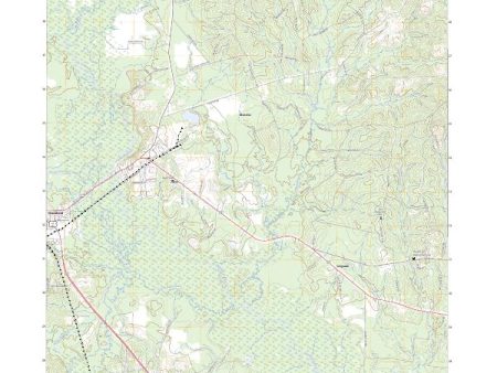 US Topo 7.5-minute map for Winnfield East LA on Sale