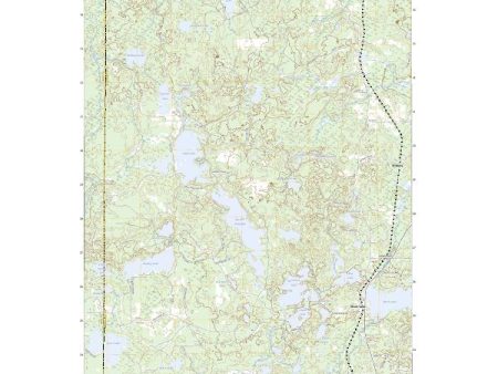 US Topo 7.5-minute map for Witch Lake MI Online Sale