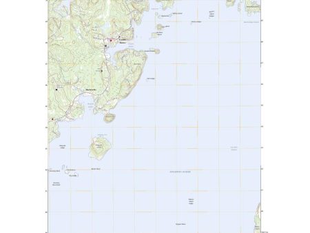 US Topo 7.5-minute map for Tenants Harbor ME Discount