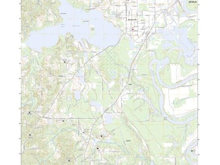 US Topo 7.5-minute map for West Monroe South LA Hot on Sale