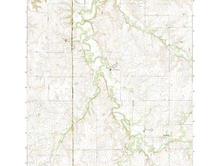 US Topo 7.5-minute map for Wonsevu KS on Sale