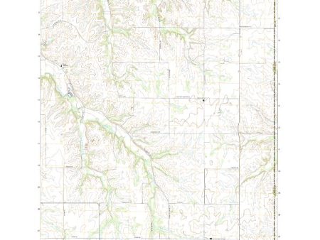 US Topo 7.5-minute map for White City NE KS Fashion