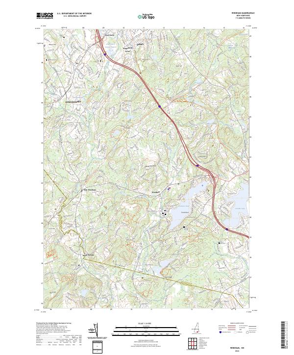 US Topo 7.5-minute map for Windham NH For Sale