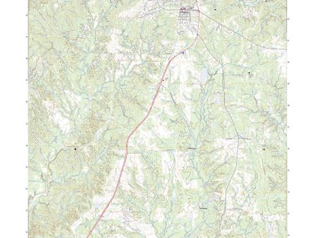 US Topo 7.5-minute map for Woodville MS Discount