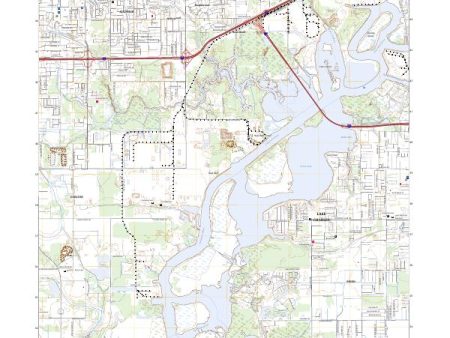 US Topo 7.5-minute map for Westlake LA For Sale