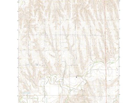 USGS US Topo 7.5-minute map for Beaver City SW NEKS 2021 on Sale