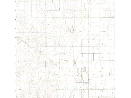 US Topo 7.5-minute map for Wolf SW KS Sale