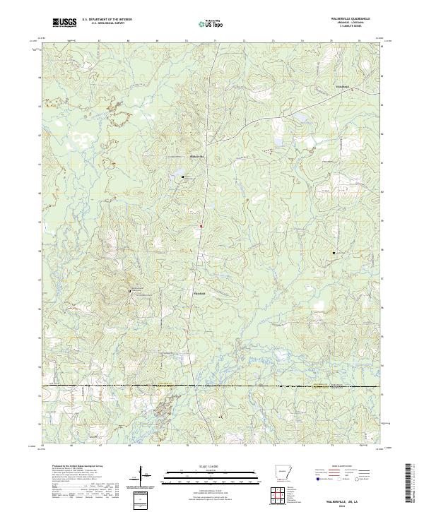 US Topo 7.5-minute map for Walkerville ARLA on Sale