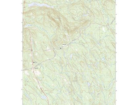 US Topo 7.5-minute map for Tomah Mountain ME on Sale