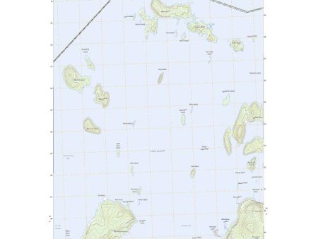 US Topo 7.5-minute map for Burnt Island MION Cheap