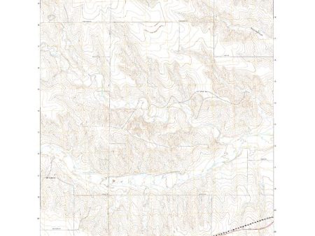 US Topo 7.5-minute map for Weskan NW KS Online Sale