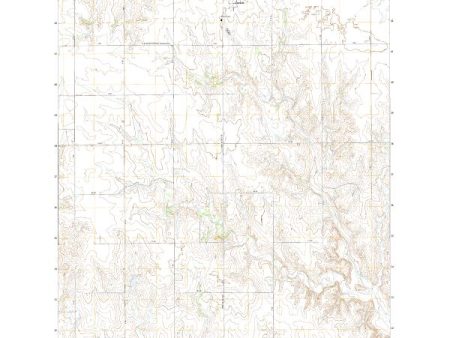 US Topo 7.5-minute map for Zurich KS Cheap