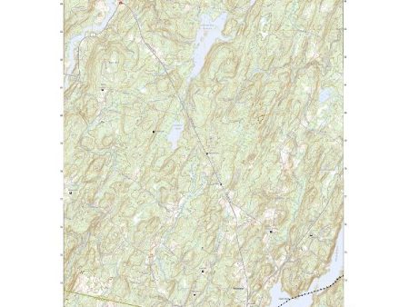 US Topo 7.5-minute map for Wiscasset ME Online Sale