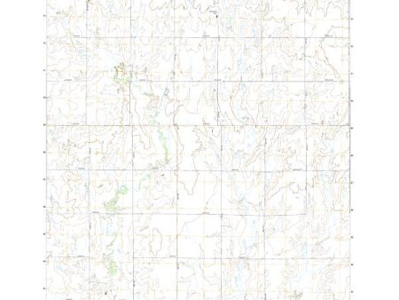 US Topo 7.5-minute map for Wakita NE OKKS Sale