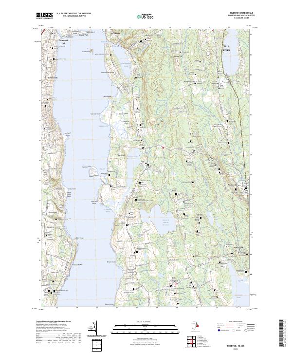 US Topo 7.5-minute map for Tiverton RIMA Online