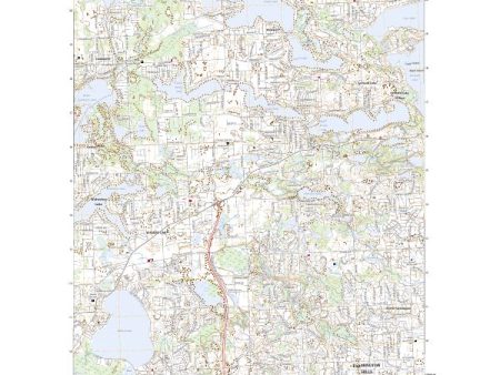 US Topo 7.5-minute map for Walled Lake MI Sale