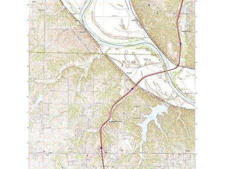 US Topo 7.5-minute map for Wolcott KSMO For Discount