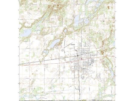 US Topo 7.5-minute map for Sturgis MIIN Online Sale