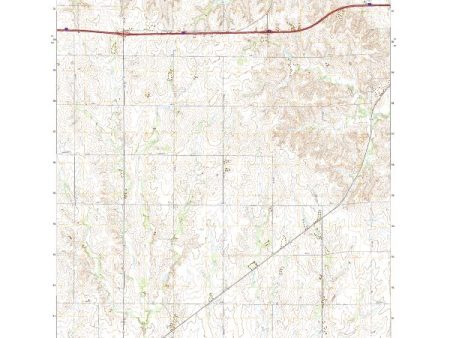 US Topo 7.5-minute map for Westfall SW KS For Sale