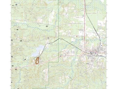 US Topo 7.5-minute map for Winnfield West LA Online Sale